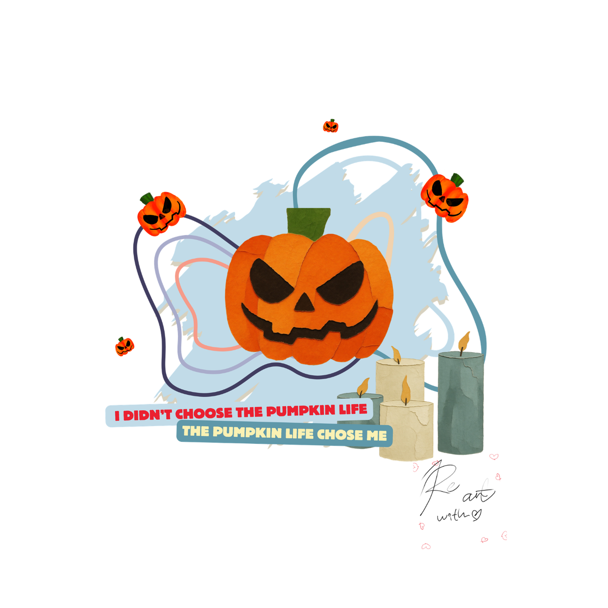 Halloween Printable Greeting Card — 5×5 inch